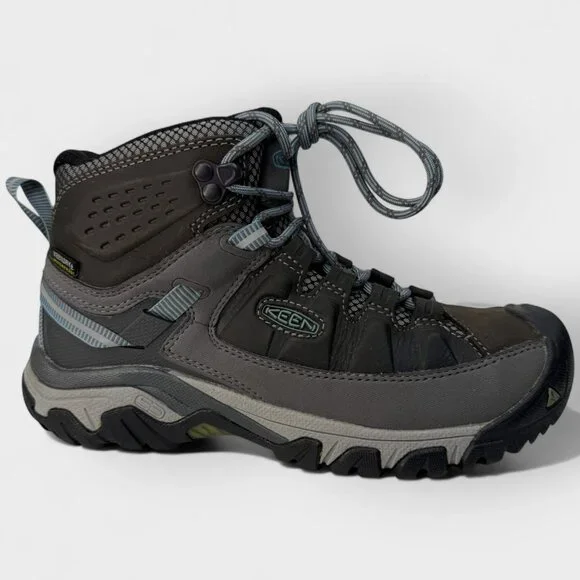 Keen Targhee III Mid WP Women’s Hiking Boot Magnet/Atlantic Blue Size 7 - Picture 1 of 13